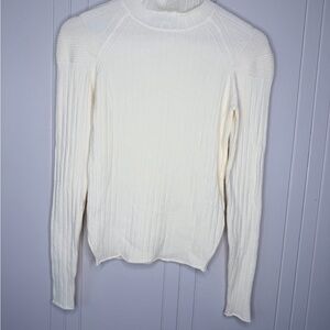 Deluc Cream Turtleneck Sweater